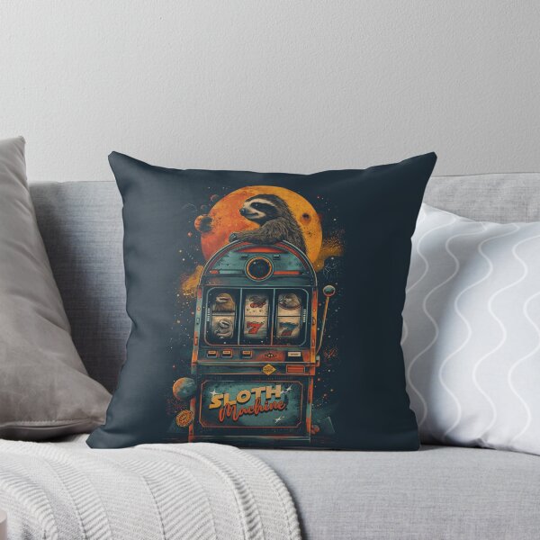 Item preview, Intergalactic Jackpot - Sloth Machine Space Odyssey Art designed and sold by Sir Meow Meow.