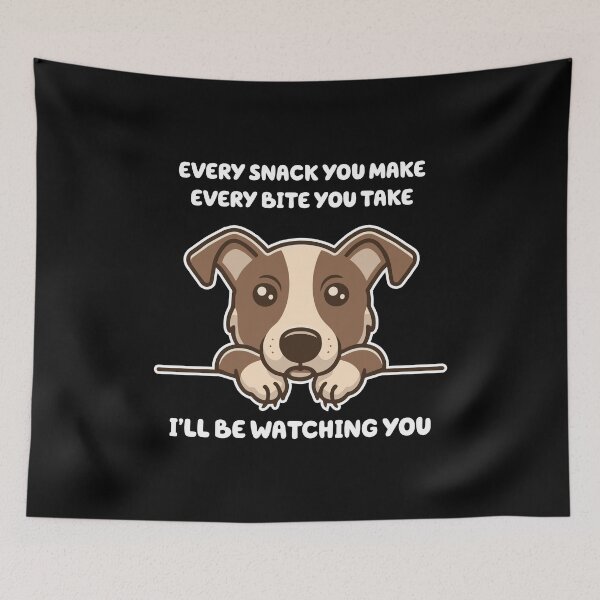 Item preview, Hungry Dog famished watching for food designed and sold by w1ckerman.