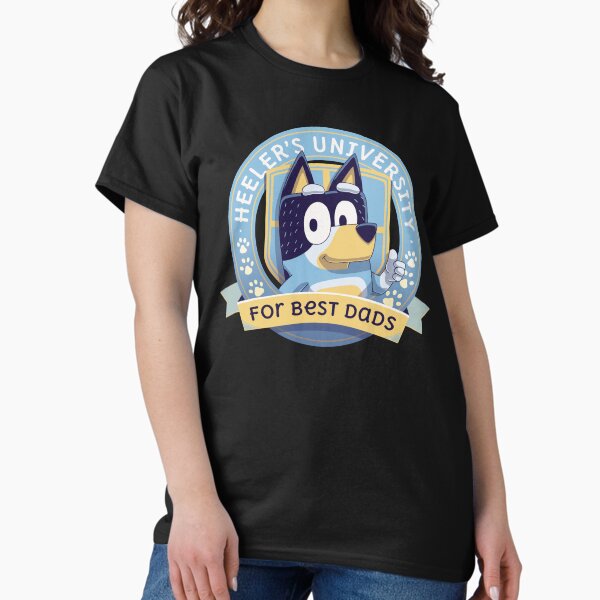 Item preview, Heeler's University for best dads // Bingo Bandit Chilli Heeler designed and sold by Geekydog.