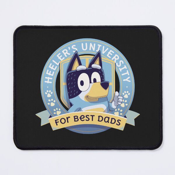 Item preview, Heeler's University for best dads // Bingo Bandit Chilli Heeler designed and sold by Geekydog.