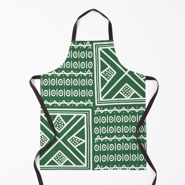 Item preview, African ethnic tribal bogolan green designed and sold by Wolagno.
