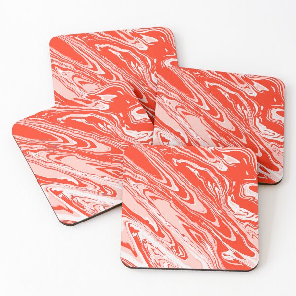 Item preview, Flow art | red and white pattern  designed and sold by Creative_verse108.