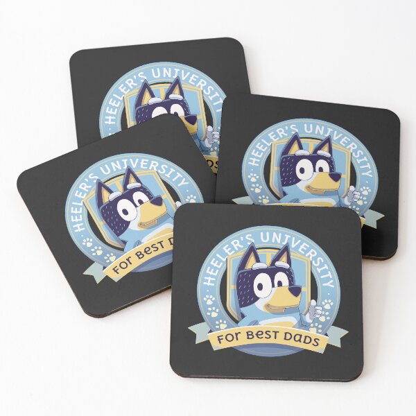 Item preview, Heeler's University for best dads // Bingo Bandit Chilli Heeler designed and sold by Geekydog.