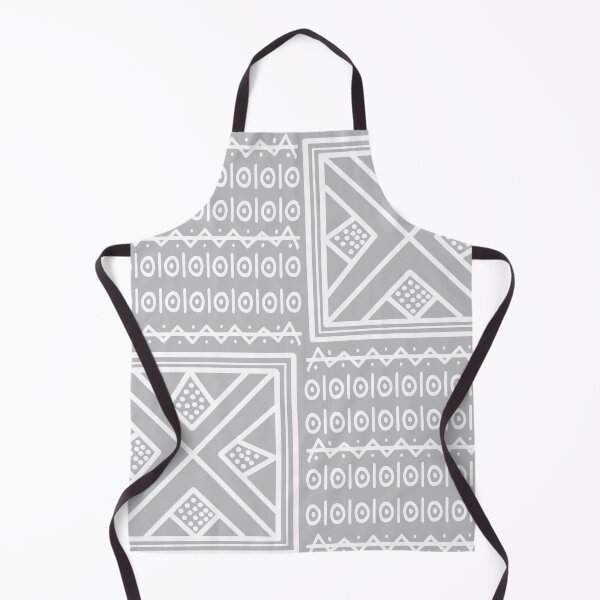 Item preview, Bogolan African pattern white designed and sold by Wolagno.