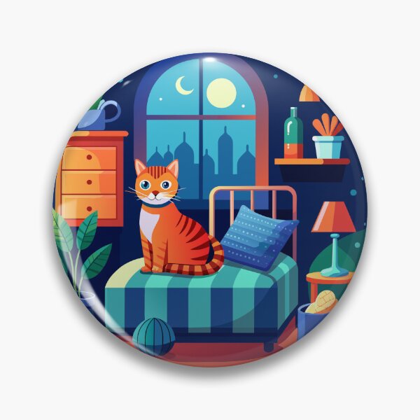 Item preview, cat and bed designed and sold by designerTurker.