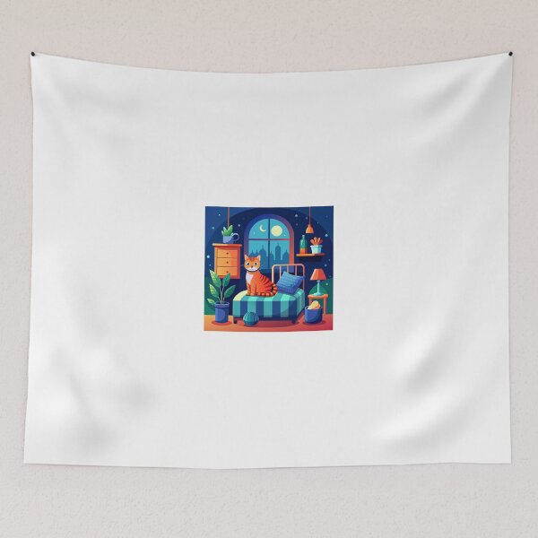 Item preview, cat and bed designed and sold by designerTurker.