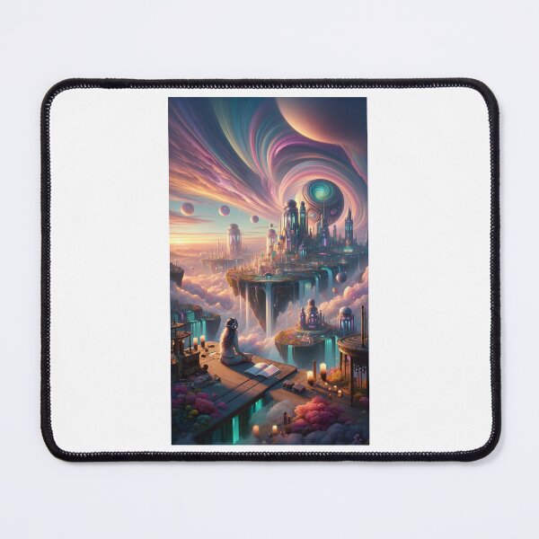 Item preview, Serenade of the Cosmic Oasis designed and sold by DreamAlongArt.