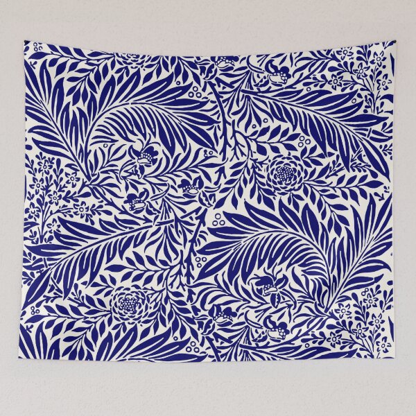 Item preview, William Morris Larkspur Floral Pattern Exhibition designed and sold by koovoxdogs.