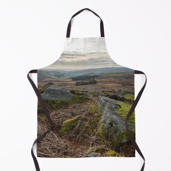 Item preview, Stanage Edge Derbyshire Peak District bleak winter landscape. designed and sold by RobThorley.