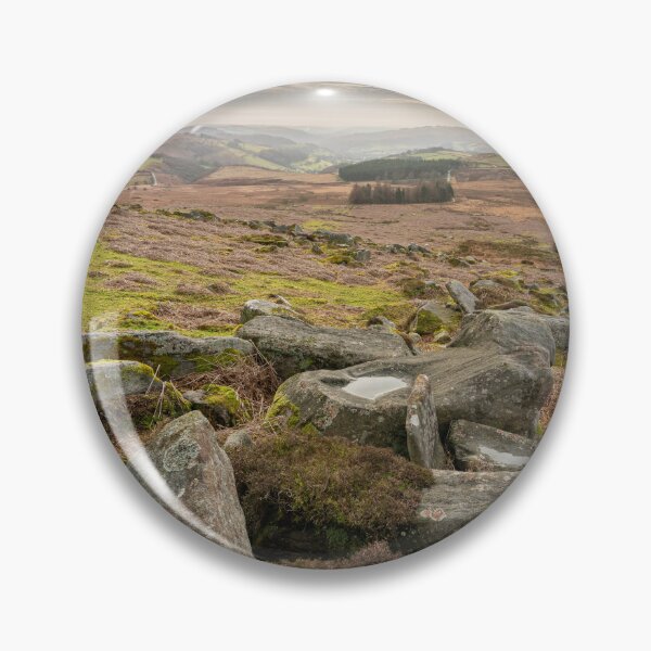 Item preview, Stanage Edge Derbyshire Peak District bleak winter landscape. designed and sold by RobThorley.
