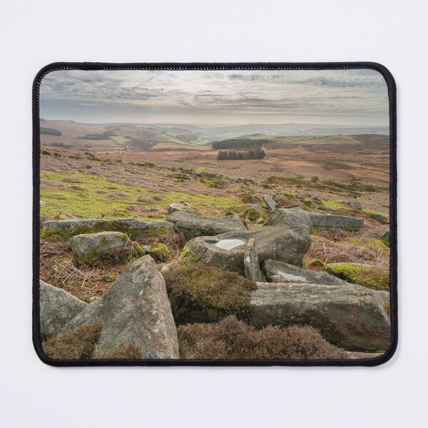 Item preview, Stanage Edge Derbyshire Peak District bleak winter landscape. designed and sold by RobThorley.