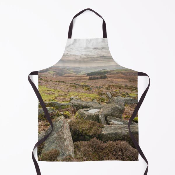 Item preview, Stanage Edge Derbyshire Peak District bleak winter landscape. designed and sold by RobThorley.