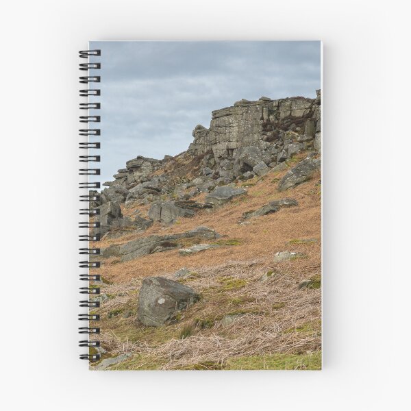 Item preview, Stanage Edge Derbyshire Peak District bleak winter landscape. designed and sold by RobThorley.