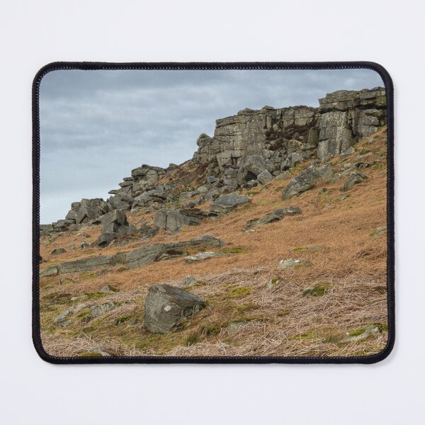 Item preview, Stanage Edge Derbyshire Peak District bleak winter landscape. designed and sold by RobThorley.