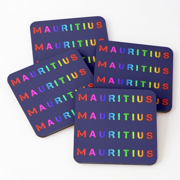 Item preview, Rainbow Typography: Captivating Representation of Mauritius Colors designed and sold by RvinJo8.