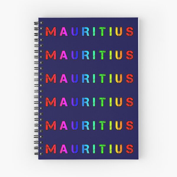 Item preview, Rainbow Typography: Captivating Representation of Mauritius Colors designed and sold by RvinJo8.