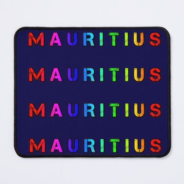 Item preview, Rainbow Typography: Captivating Representation of Mauritius Colors designed and sold by RvinJo8.