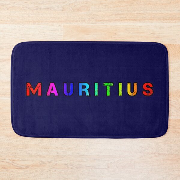 Item preview, Rainbow Typography: Captivating Representation of Mauritius Colors designed and sold by PING 999 STUDIO.