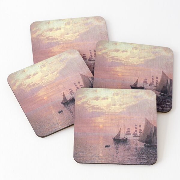 Item preview, Seascape with Sailboats designed and sold by tomorrowsart.