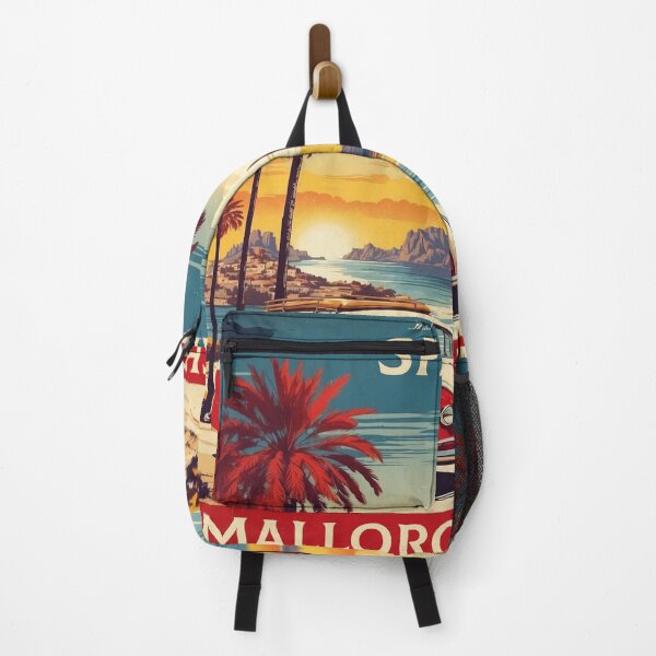 Item preview, Mallorca Beaches Spain Tourism Vintage Poster designed and sold by TravelersGems.