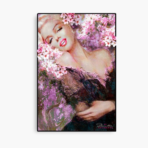 Marilyn Kirschblüten Pink Leinwanddruck