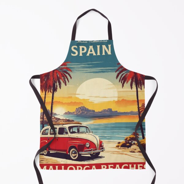 Item preview, Mallorca Beaches Spain Tourism Vintage Poster designed and sold by TravelersGems.