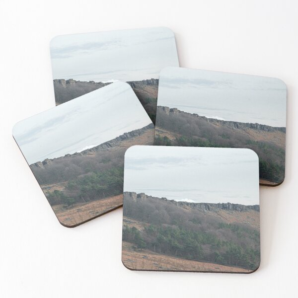Item preview, Stanage Edge Derbyshire Peak District bleak winter landscape. designed and sold by RobThorley.