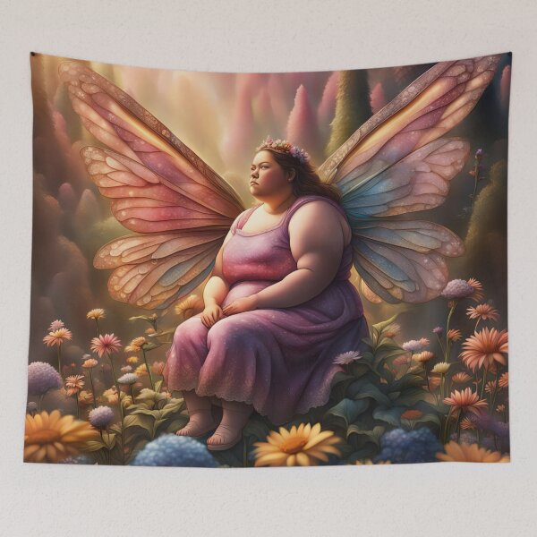 Aperçu de l'œuvre Petal the fat fairy créée et vendue par Joanne Walsh.