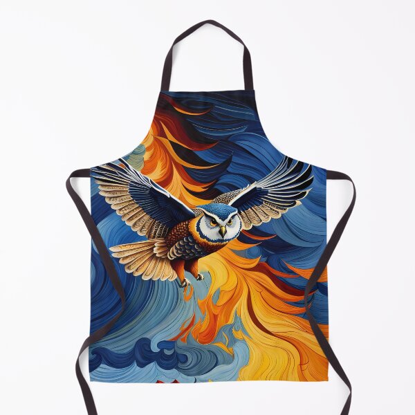 Item preview, Colourful Flying Owl, Ai Generated Art  designed and sold by ACC .