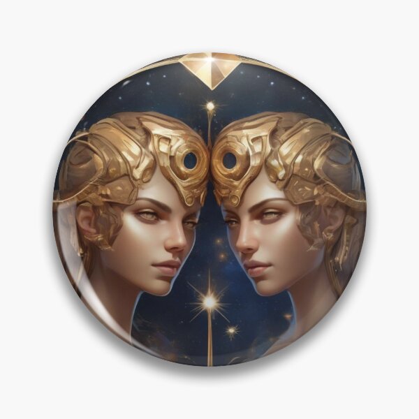 Item preview, Gemini, Zodiac Sign illustration designed and sold by ZodiBlend.