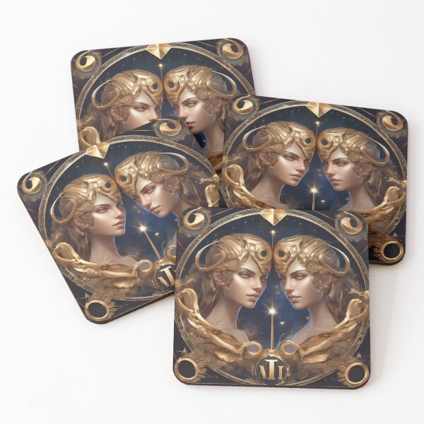Item preview, Gemini, Zodiac Sign illustration designed and sold by ZodiBlend.