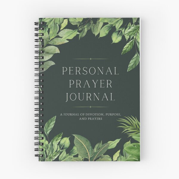 Item preview, Prayer Journals, - nature green leaves  designed and sold by thehollowbean.