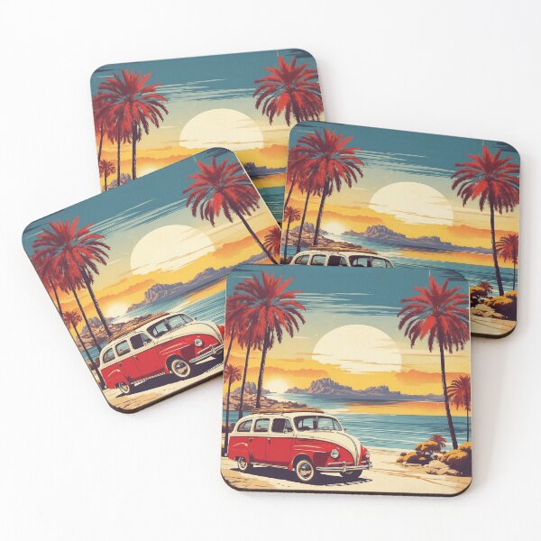Item preview, Mallorca Beaches Spain Tourism Vintage Poster 3 designed and sold by TravelersGems.