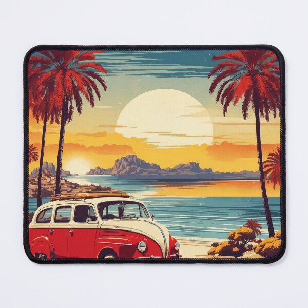 Item preview, Mallorca Beaches Spain Tourism Vintage Poster 3 designed and sold by TravelersGems.