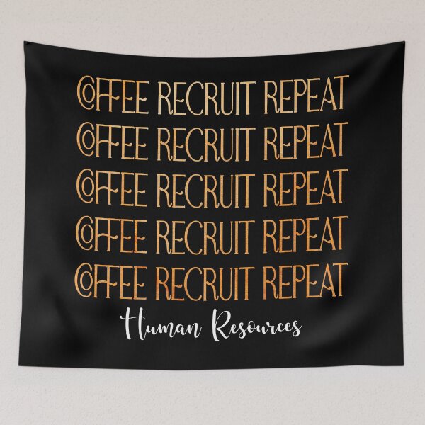 Item preview, Coffee recruit repeat designed and sold by Colorfulman.