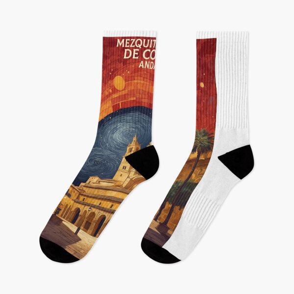 Item preview, Mezquita Catedral de Cordoba Spain Starry Night Tourism Vintage Poster designed and sold by TravelersGems.
