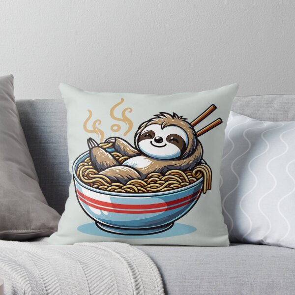 Item preview, Relaxing Sloth Noodle Bowl designed and sold by Kwanbaba21.