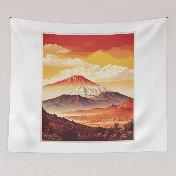 Item preview, Mount Teide Tenerife Spain Tourism Vintage Poster designed and sold by TravelersGems.