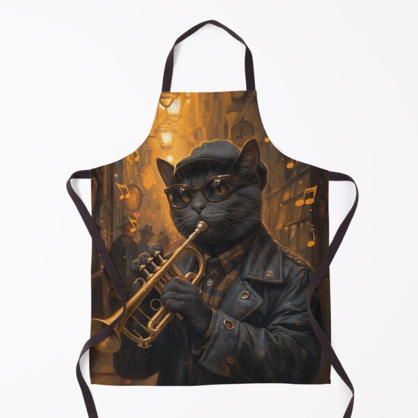 Item preview, Jazz Night Alley Cat designed and sold by Catloaf Art.