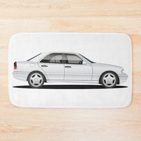 Item preview, W202 C180 Silver Grey Car Art designed and sold by ed-designs.