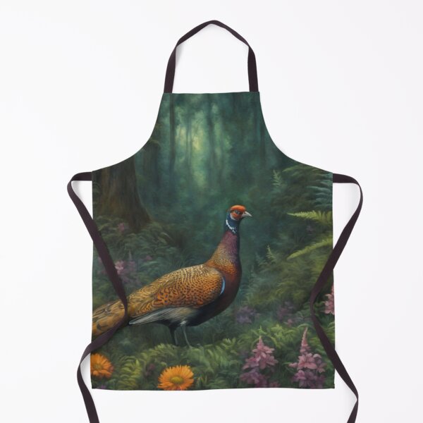 Item preview, Pheasant in a Moody Forest  designed and sold by AugustBrennan.