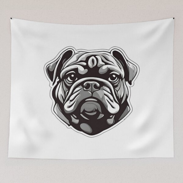Item preview, Bull Dog dark color designed and sold by PrintCreations9.