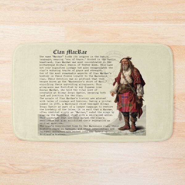 Item preview, MacRae Scottish Clan History  designed and sold by BagTown Clans.