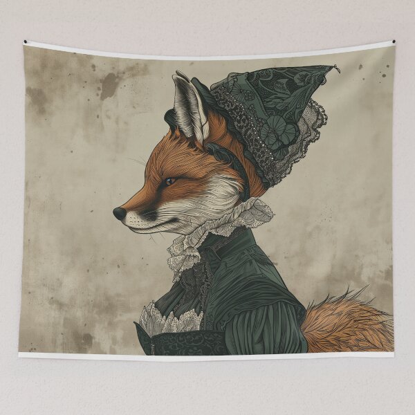 Item preview, Maiden fox designed and sold by PricklyPeanut.