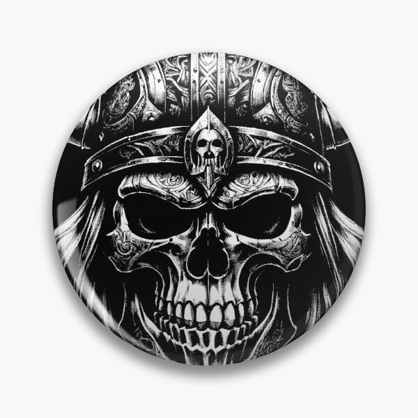 Item preview, Detailed Viking Skull designed and sold by RacunBrand.