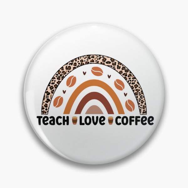 Item preview, Teach love coffee rainbow designed and sold by laobc.