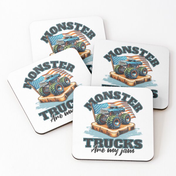 Item preview, Monster Trucks Are My Jam  designed and sold by Studio Bankai.