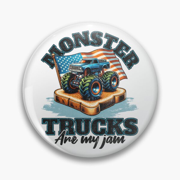 Item preview, Monster Trucks Are My Jam  designed and sold by Studio Bankai.