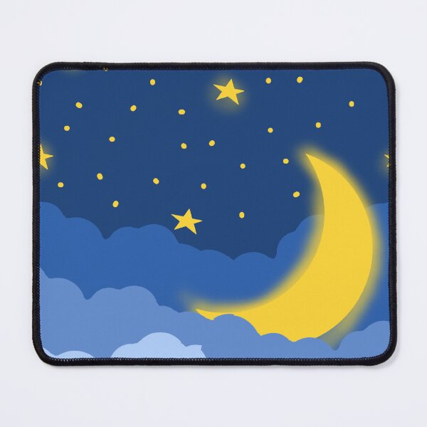Item preview, Moon midnight flat design designed and sold by Potattoo.