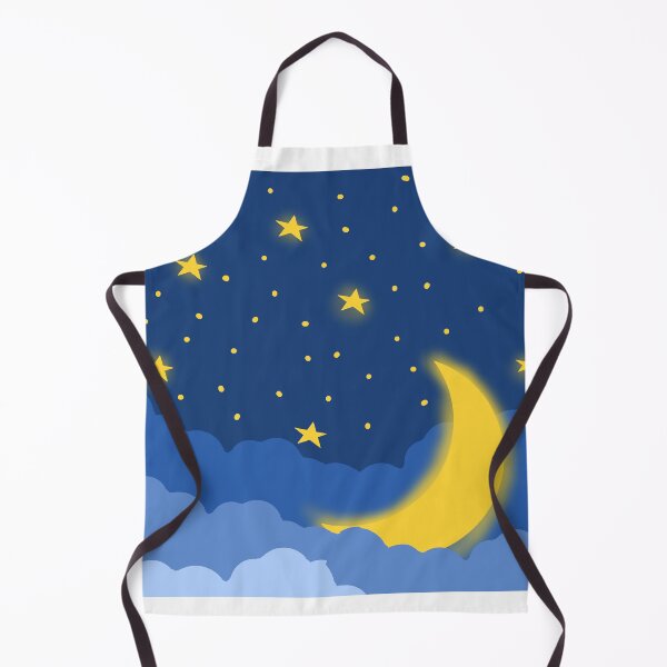 Item preview, Moon midnight flat design designed and sold by Potattoo.